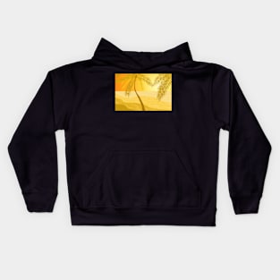 Warm waves palm Kids Hoodie